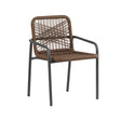 Garden chair Boxmeer FavoFurn Brown LxBxH 64x55x55 Rope Nnb