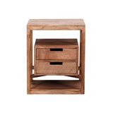 Bedside Table Casablanca HomeHaven Brown LxBxH 61x50x42 Mango wood Nnb