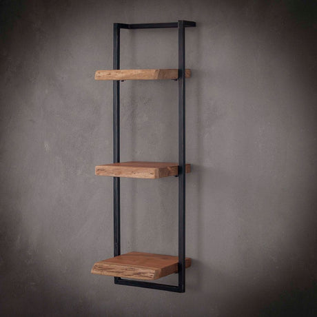 Wall Shelf Elio HomeHaven Brown LxBxH 104x36x13 Acacia wood Nnb