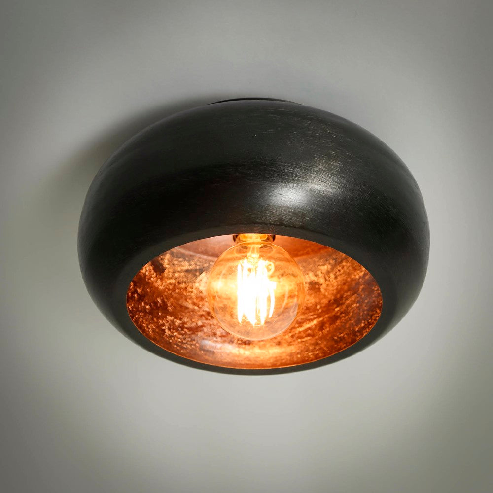 Ceiling Light Sherman HomeHaven Black LxBxH 34x34x18 Metal Nnb