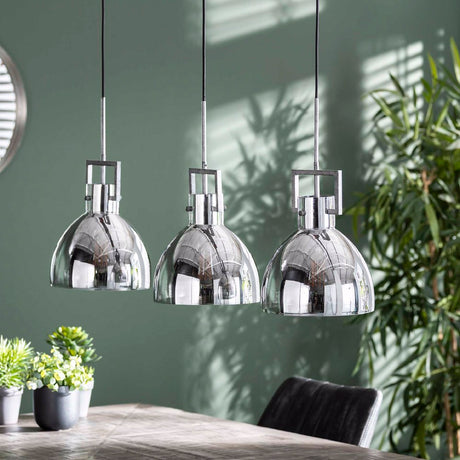 Pendant Light Orson HomeHaven Anthracite LxBxH 98x47x34 Glass Nnb