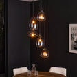 Pendant Light Blaze HomeHaven Anthracite LxBxH 67x52x31 Glass Nnb