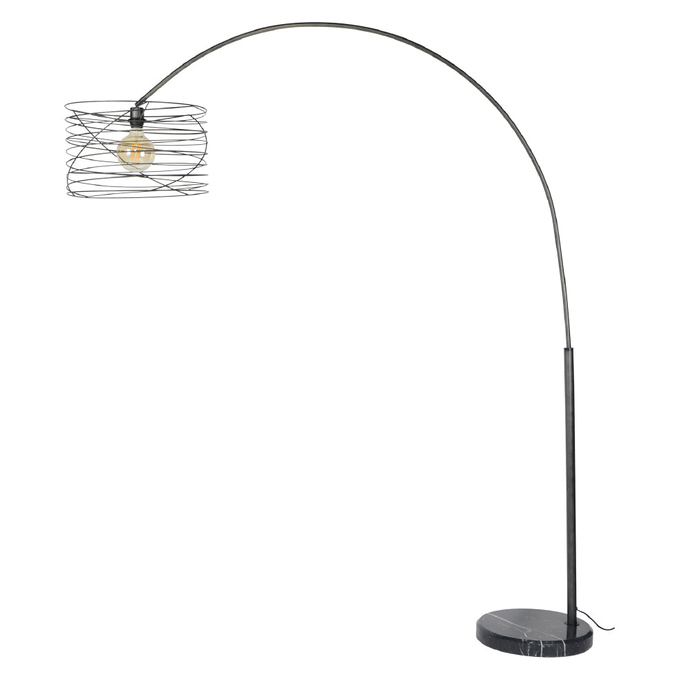 Arc lamp Otis HomeHaven Black LxBxH 44x44x11 Metal Nnb