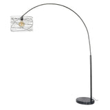 Arc lamp Otis HomeHaven Black LxBxH 44x44x11 Metal Nnb