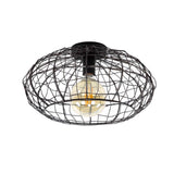 Ceiling Light Mack HomeHaven Black LxBxH 37x37x21 Metal Nnb