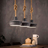 Pendant Light Patton HomeHaven Grey LxBxH 92x33x27 Metal Nnb