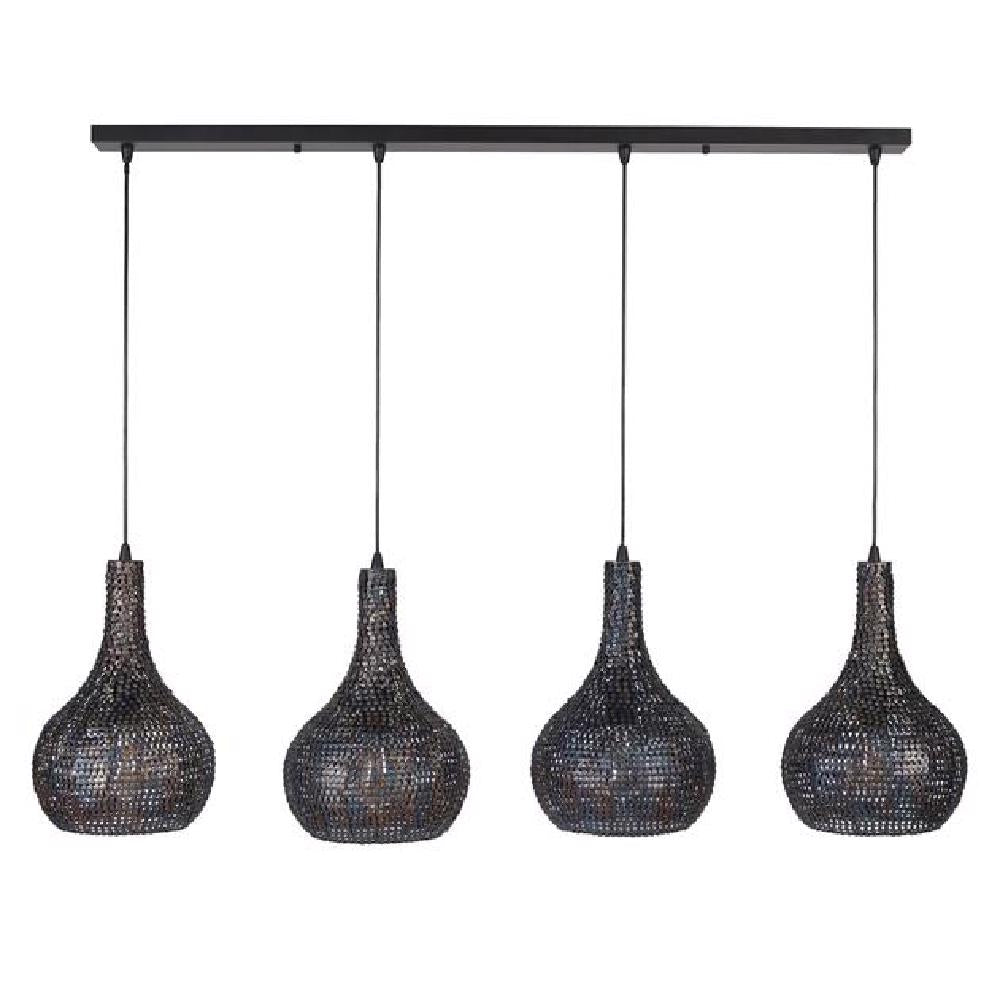 Pendant Light Lennox HomeHaven Black LxBxH 122x46x28 Metal Nnb