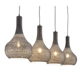 Pendant Light Kory HomeHaven Grey LxBxH 123x45x28 Metal Nnb