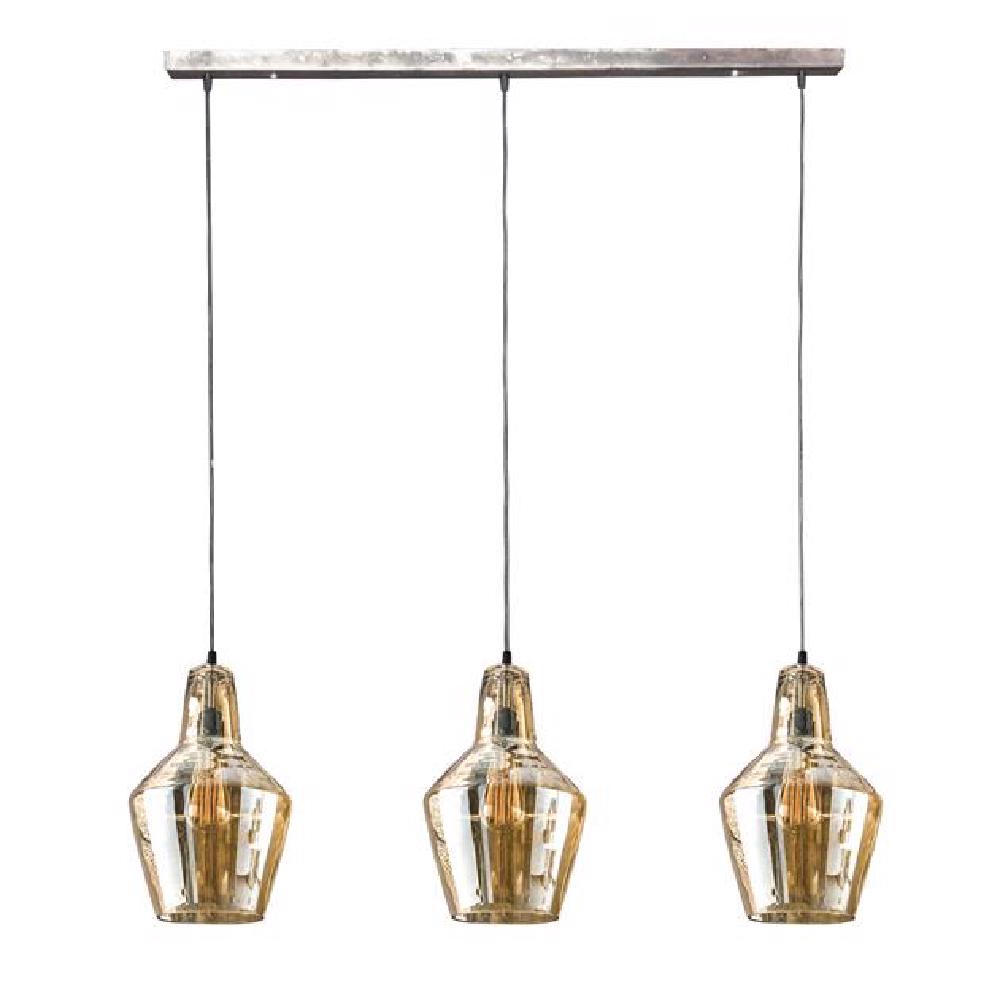 Pendant Light Peyton HomeHaven Anthracite LxBxH 103x51x31 Glass Nnb