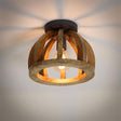 Ceiling Light Monty HomeHaven Brown LxBxH 34x34x28 Mango wood Nnb